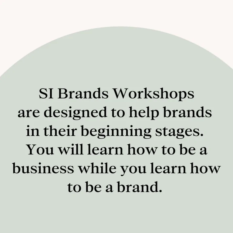 SI Brands workshops
